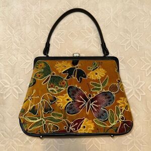Vintage Soure 1950s New York Butterfly Bag🦋